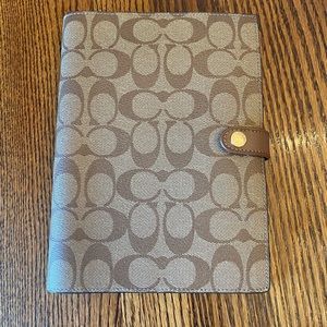 New Coach Notebook snap cover
